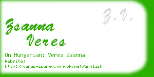 zsanna veres business card